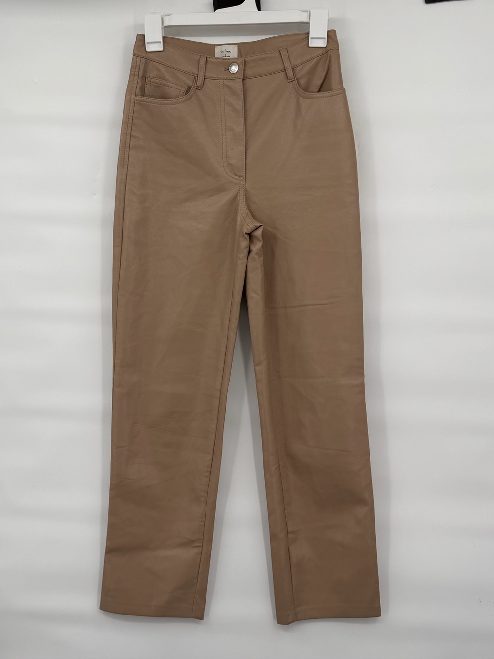Wilfred aritzia faux leather Melina pants